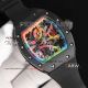 replica richard mille RM 68-01 Tourbillon Cyril Kongo Watch black ceramic case yellow strap  (2)_th.jpg